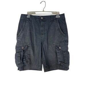 Arizona Jeans Men's Navy Blue Cargo Shorts Size 30‎ Bermuda Walking